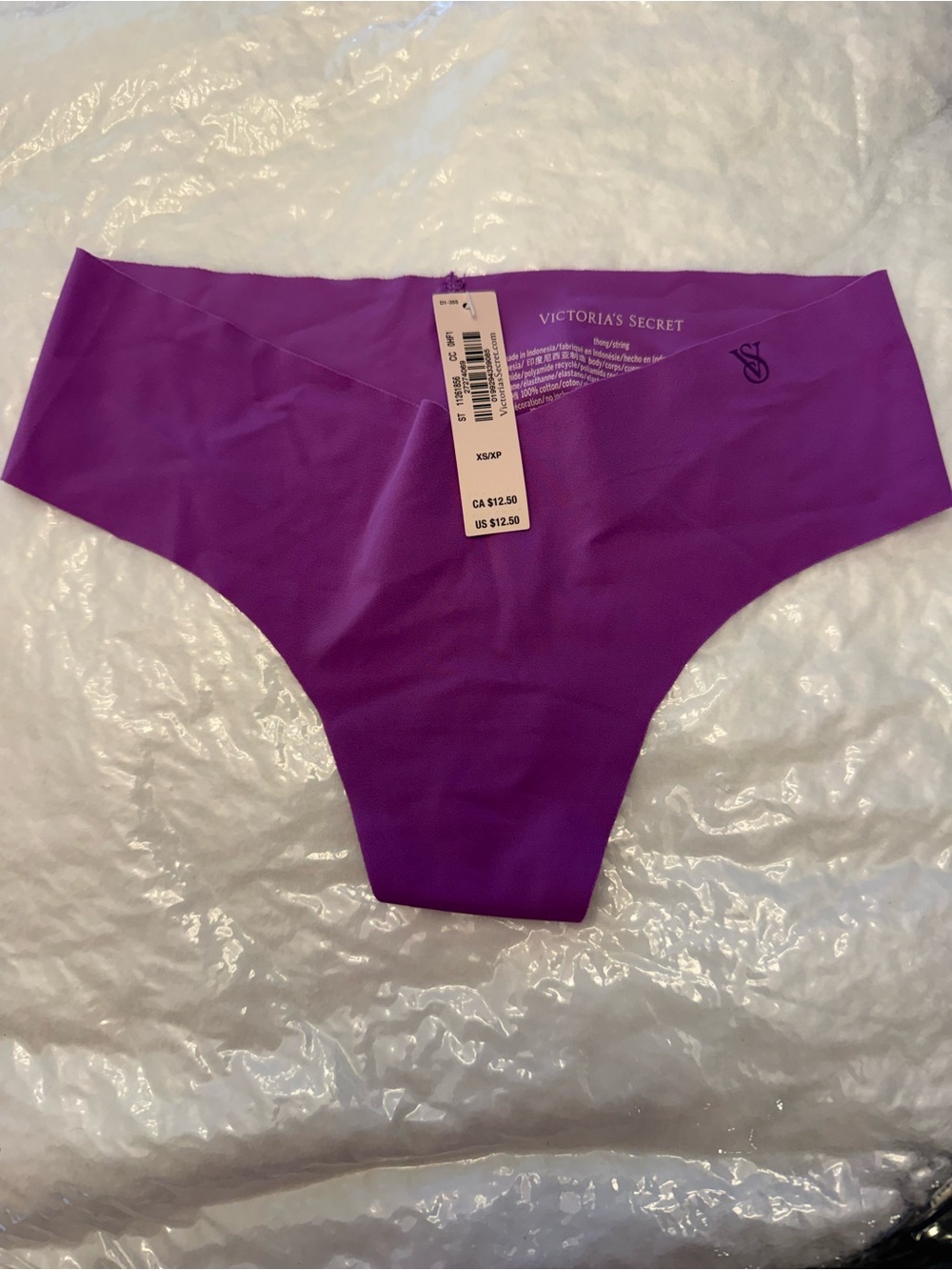 Victoria's Secret Vibrant Purple Seamless Thong